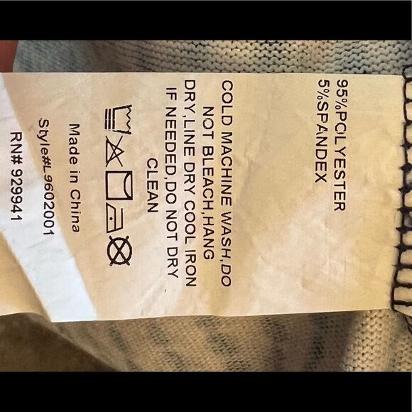 𝅺Luuske Tie Dye Peplum Ruffle Short Sleeve‎ Shirt Blue & Cream Size 1X Boho - Picture 8 of 8